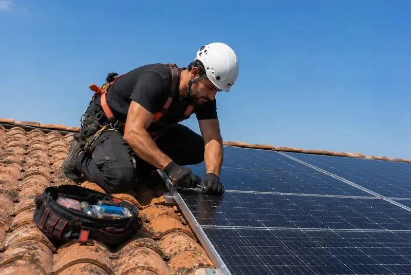 Maintenance et monitoring de panneaux solaires à Saint-Fort-sur-Gironde